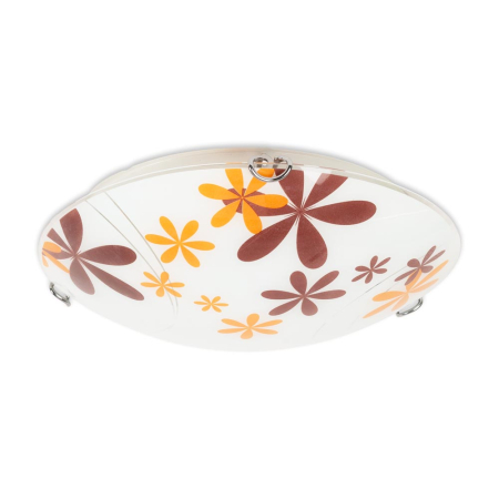 Corpuri iluminat interior - Plafoniera decorativa New Dahlia cu doua dulii E27 pentru interior