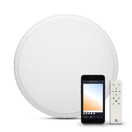 Pulsar Touch - Plafoniera LED smart rotunda pentru interior cu lumina reglabila 3000K-6500K si telecomanda