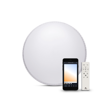 Plafoniera LED smart circulara Lord Ring 36W cu control WiFi Bluetooth si telecomanda [1]