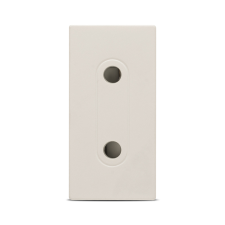 Aparataj - Priza modulara 1M bej mat pentru montaj incastrat standard italian
