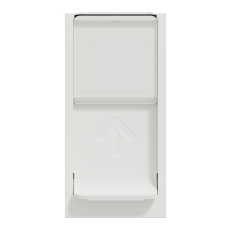 Aparataj - Priza de date RJ45 Cat 6 UTP alba cu un modul si clapeta antipraf