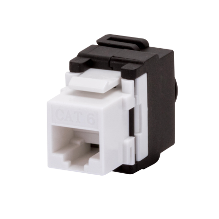 Aparataj - Priza de date RJ45 Cat6 UTP neecranata alba cu conectare fara scule