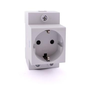 Conectica - Priză modulară cu prindere pe șină DIN Ex9DS-G, 106195, Noark