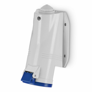 Conectica - Priză Fixă Scame PT 2P+E 16A 250V – Conector Industrial pentru Montaj pe Perete