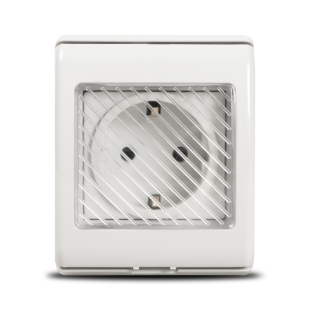 Modular - Priza Schuko aplicata 16A IP55 cu capac si impamantare