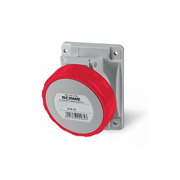 Conectica - Priză Fixă Scame ST 16A 3P+N+E 400V IP67 – Conector Industrial Etanș pentru Utilaje Trifazate