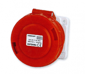 Fise si cuple - Priza trifazata ST 3P+T 16A 380V cu protectie IP44