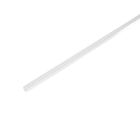 Profil aluminiu pentru banda LED montaj PT cu dispersor mat si element capat fixare 2 m [1]
