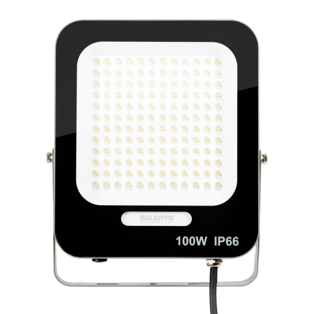 Proiectoare LED - Proiector LED 100W 4000K IP65 gri pentru iluminat exterior