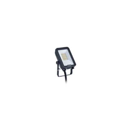 Proiector LED gri de 10 W cu suport reglabil pentru montaj si protectie IP65 [1]