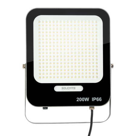 Proiectoare LED - Proiector LED gri de 200W cu lumina neutra 4000K si protectie IP65
