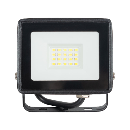 Proiector LED negru 20W 6400K IP65 pentru iluminat exterior [0]