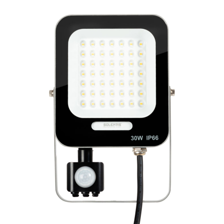 Proiectoare LED - Proiector LED cu senzor integrat 30W 4000K IP65 pentru iluminat exterior