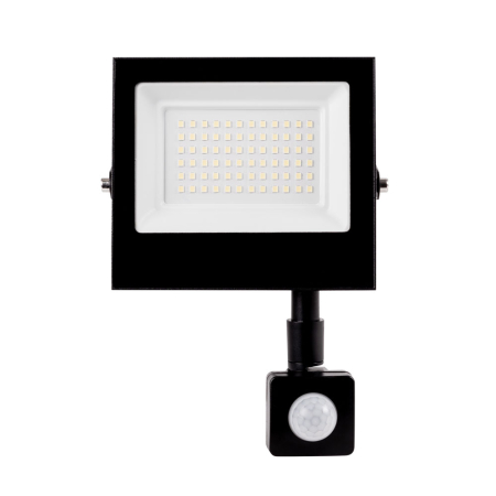 Proiectoare LED - Proiector LED negru cu senzor 30W 6400K IP65 pentru exterior