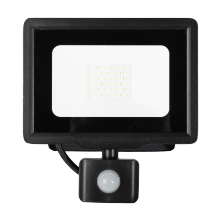 Proiectoare LED - Proiector LED slim 30W cu senzor de miscare si lumina rece