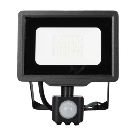 Surse de iluminat - Proiector LED SMD slim 20W cu senzor pentru iluminat exterior IP65
