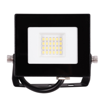 Proiectoare LED - Proiector LED slim negru 20W 6500K IP65 1900 lumeni seria 5