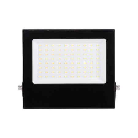 Proiectoare LED - Proiector LED slim negru de 75W cu lumina rece 6500K si protectie IP65