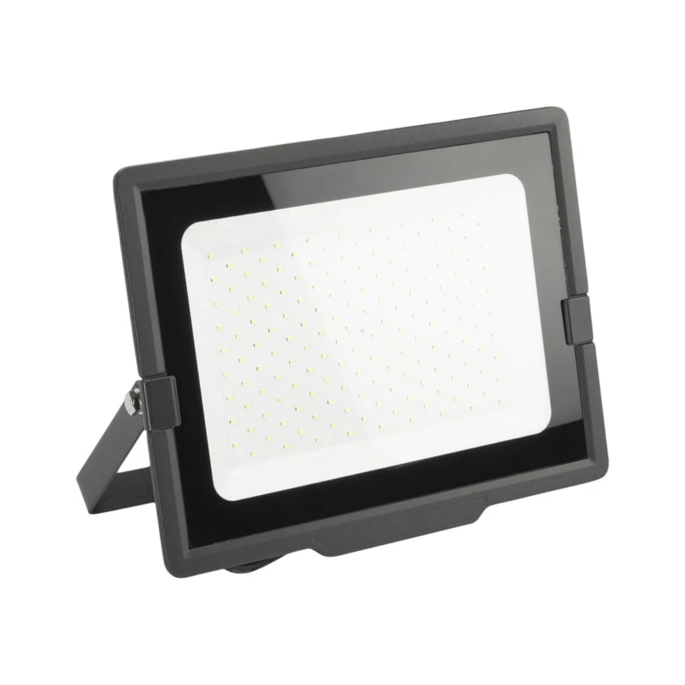 Proiectoare LED - Proiector LED slim SMD 150W negru pentru exterior cu protectie IP65