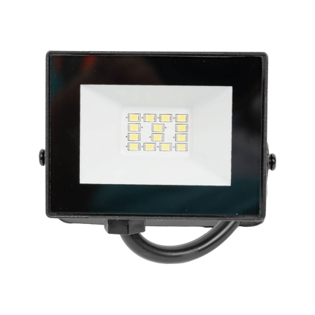 Proiectoare LED - Proiector LED SMD V4 de 10W cu lumina rece 6500K si protectie IP65 negru
