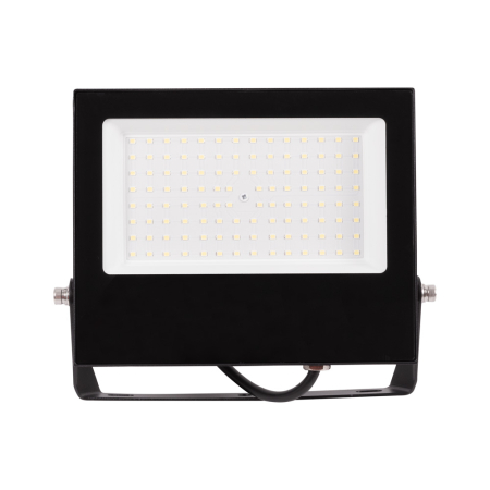 Proiectoare LED - Proiector LED V3 negru de 100W cu lumina rece 6500K si protectie IP65