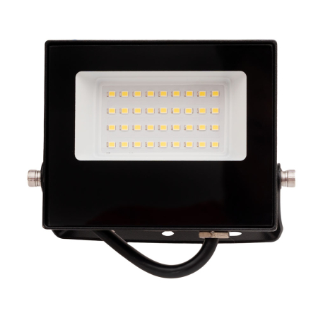 Proiector LED V3 30W 6500K IP65 cu carcasa neagra pentru iluminat exterior [1]