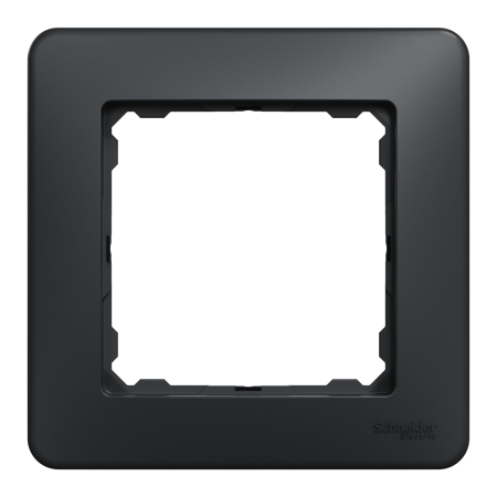 Aparataj - Rama ornamentala 1 post antracit pentru aparataj electric incastrat Sedna Design