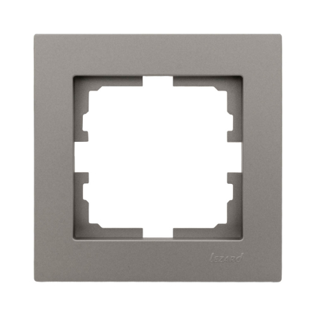 Aparataj - Rama decorativa cu 1 post gri deschis pentru aparataj electric incastrat