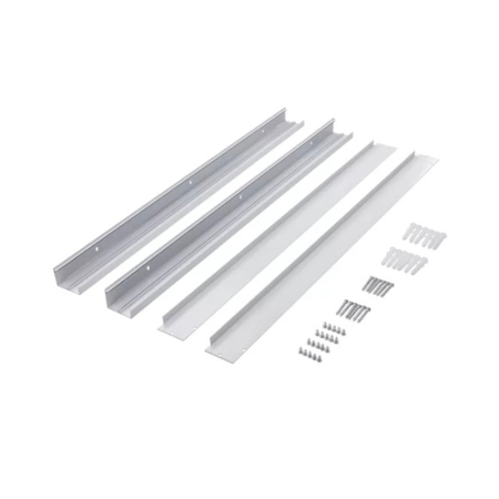 Surse de iluminat - Rama alba din aluminiu pentru montaj aparent panou LED 60x60 cm