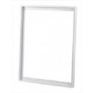 Plafoniere - Rama din aluminiu argintiu pentru montaj aparent panou LED slim 595x595 mm