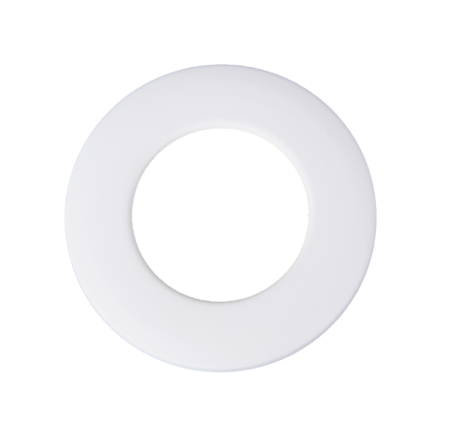 Surse de iluminat - Rama decorativa alba din metal pentru spot LED Mini Novi
