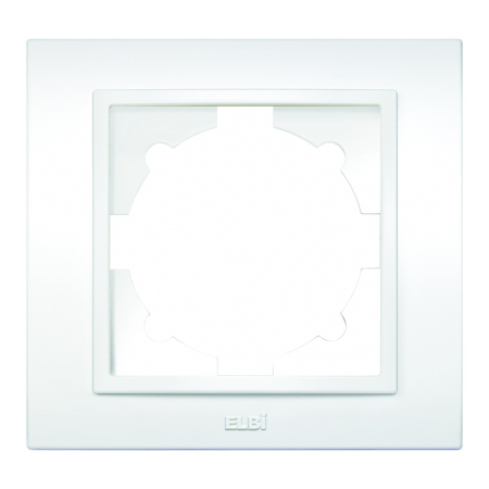 Aparataj - Rama ornamentala alba cu 1 post pentru aparataj electric incastrat
