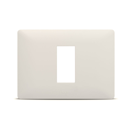 Rama ornamentala 1M bej mat pentru aparataj modular cu montaj ingropat [0]