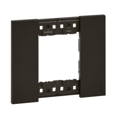 Aparataj - Rama ornament neagra pentru aparataj modular cu 2 module