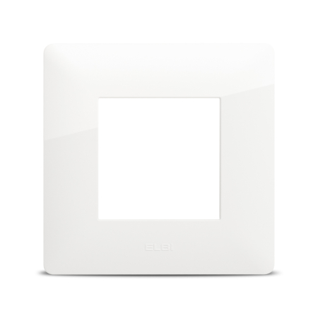 Modular - Rama ornament modulara alba 2M cu 2 posturi pentru aparataj incastrat