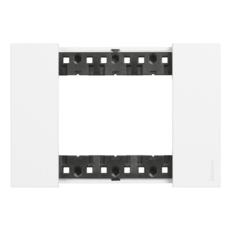 Rama ornament alba pentru aparataj modular cu 3 module [0]