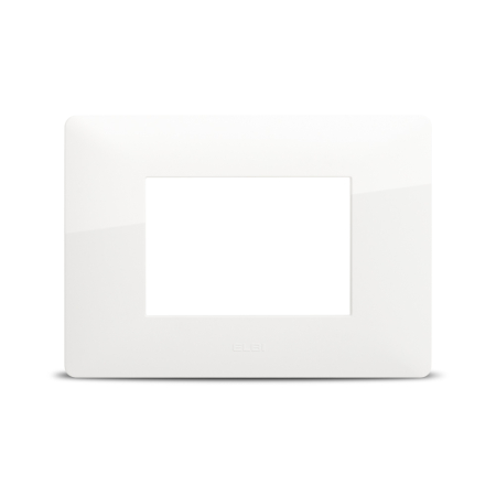Rama ornament alba pentru 3 module de aparataj modular standard italian [1]
