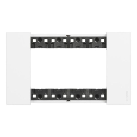 Rama ornament alba pentru aparataj modular cu 4 module [0]