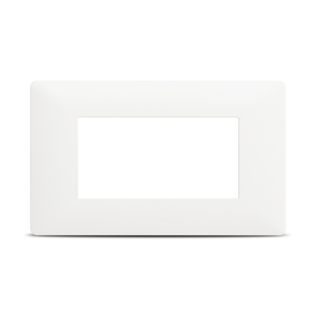 Modular - Rama ornamentala alb mat pentru aparataj modular cu 4 module Moda Voice