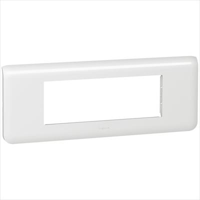 Modular - Rama ornamentala alba pentru 6 module montata orizontal