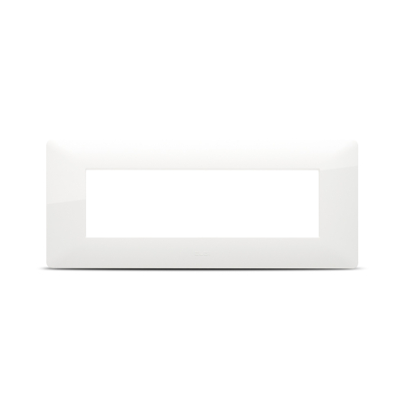 Modular - Rama ornament alba 7M pentru aparataj modular incastrat standard italian