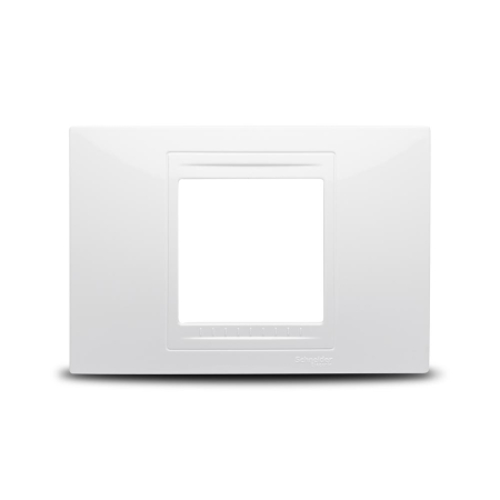 Aparataj - Rama ornament alba pentru aparataj modular cu 2 module