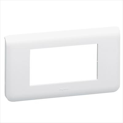 Modular - Rama ornamentala alba Mosaic pentru 4 module cu montaj orizontal