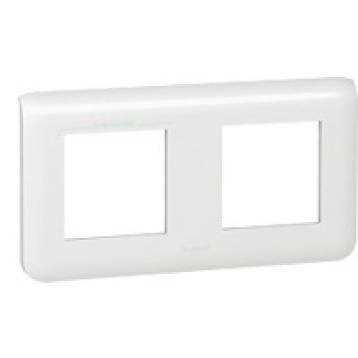 Rama ornamentala alba pentru 4 module cu montaj orizontal incastrat [0]