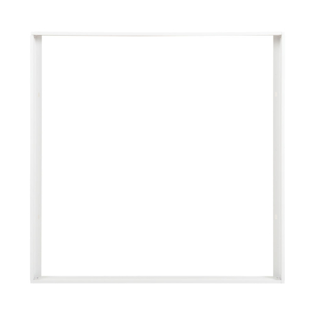 Rama PVC alba pentru montaj aplicat panou LED Slim si Backlit 595x595x50 mm [0]