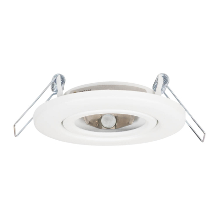 Rama spot incastrata alba din aluminiu pentru sursa GU10 81x75 mm [0]