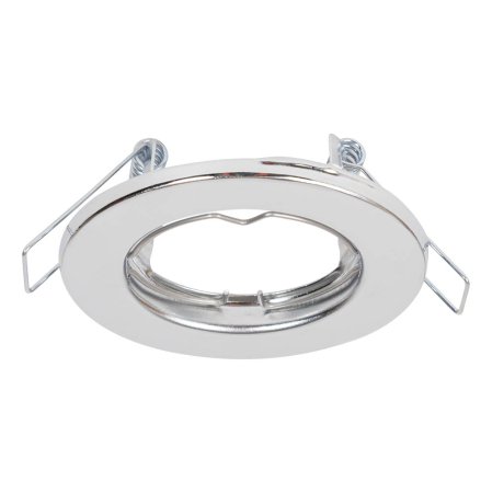 Spoturi - Rama spot incastrabila crom pentru bec GU10 cu dimensiuni 81x65 mm