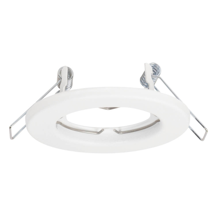 Spoturi LED - Rama spot incastrabila alba din aluminiu pentru bec GU10, dimensiuni 81 x 65 mm