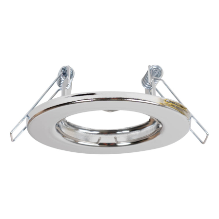 Rama spot incastrata Italian Pluton cu dulie GU10 si finisaj crom satin [1]
