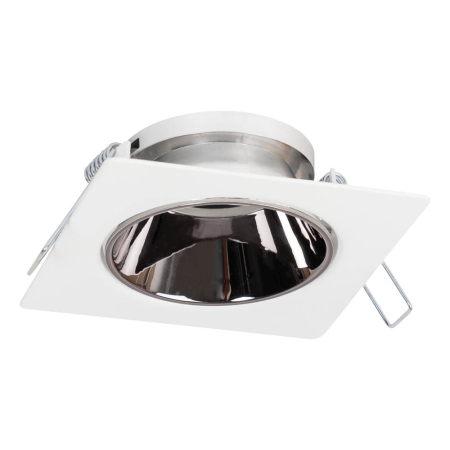 Rama spot alba Leo pentru soclu GU10 cu dimensiuni 87x85 mm [0]